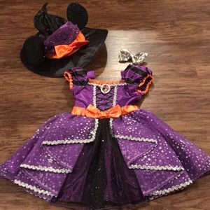 Disney Minnie Mouse witch outfit - size 3
